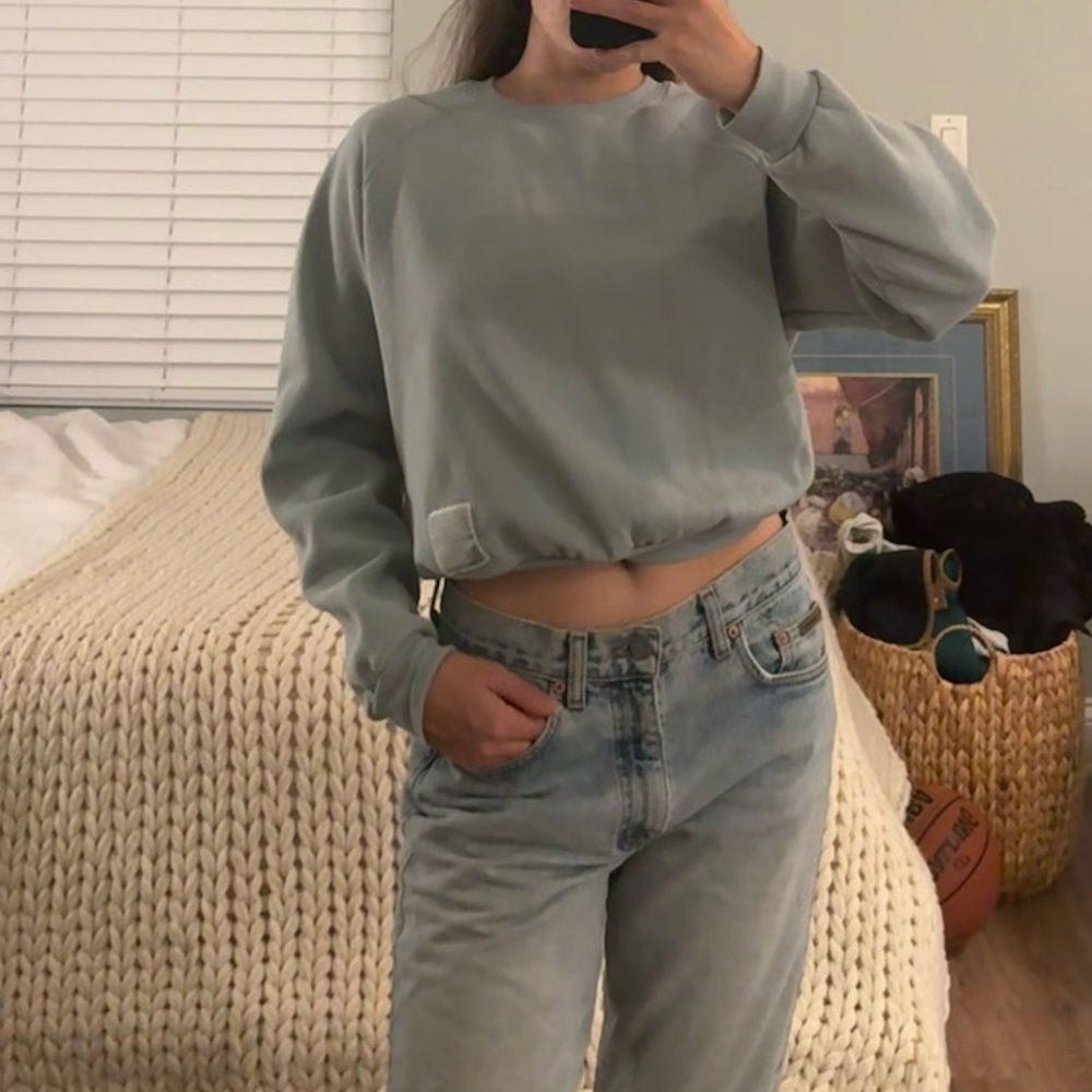 H&M cropped crew neck